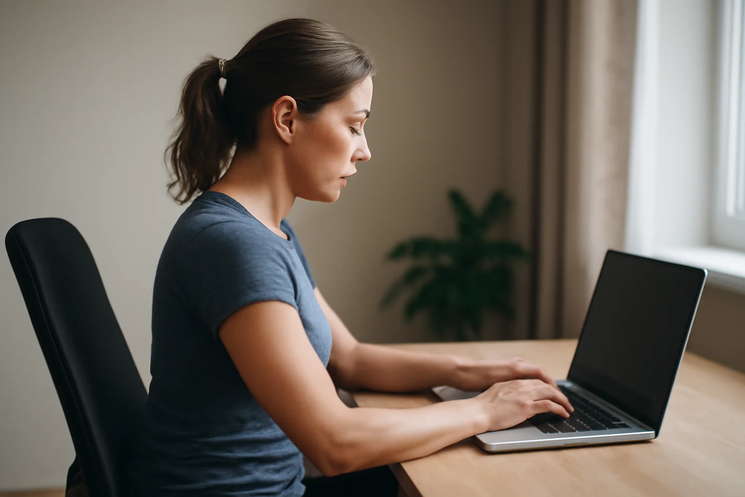 Cum îți întărești umerii și spatele dacă lucrezi la laptop