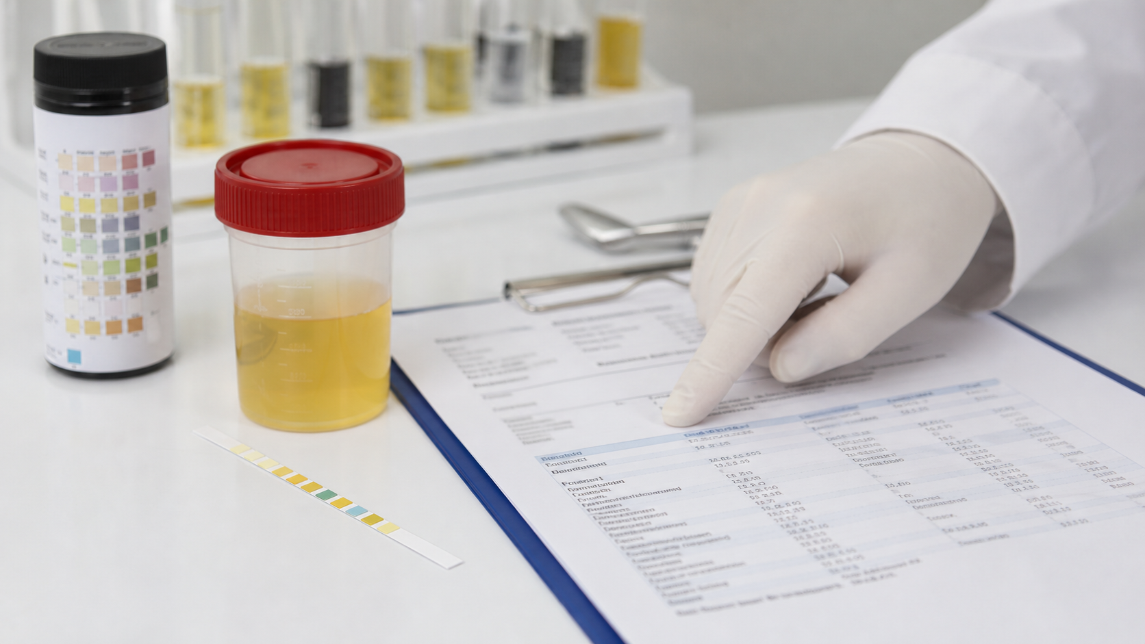 Proteine în urină: greșeli frecvente după sumarul de urină și când ceri ajutor