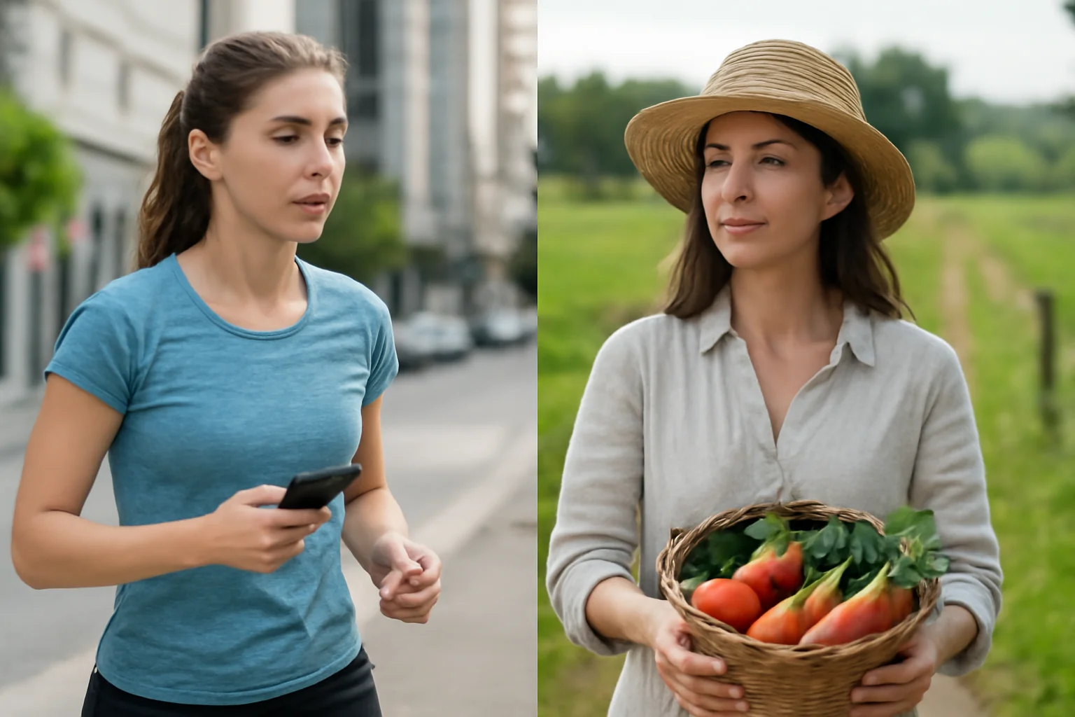 Stil de viață sănătos la oraș vs. la sat